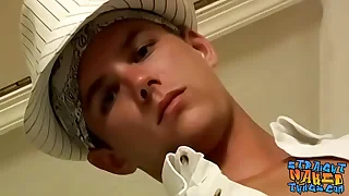 Above-board dudes strip forwards stroking their dicks together