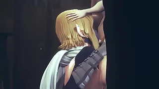 Yaoi Femboy Zelda - Unite with Handjob and blowjob - Sissy crossdress Japanese Asian Manga Anime Film  Game Porn Gay