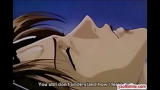 Naked hentai guy was rescued by his partner